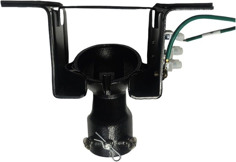 heimo Flat Sloped Ceiling Fan Adapter for Ceilings Up to 45° (Black) - Image 4